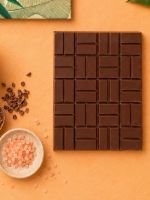 DARK MILK & NIBS 58% + SAL ROSA |  60G