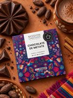 CHOCOLATE DE METATE + CANELA   |  CHOCOLATE DISKS WITH CINNAMON  60G