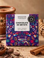 CHOCOLATE DE METATE + CANELA   |  CHOCOLATE DISKS WITH CINNAMON  60G