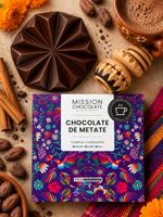 CHOCOLATE DE METATE + CANELA   |  CHOCOLATE DISKS WITH CINNAMON  60G