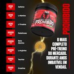 3VS Nutrition Pré Treino Prohibido 360g Sabor Citrus