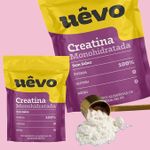 UÊVO- CREATINA MONOHIDRATADA 100% PURA - 300 G - SEM SABOR