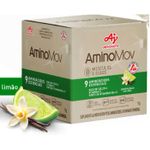 AMINOMOV 15 SACHÊS - SABOR BAUNILHA COM LIMÃO- AJINOMOTO