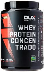 Whey Protein Concentrado Baunilha Pote 900g – Contribui para o Ganho Muscular Hipertrofia – Dux Human Health (Embalagem 