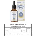 Kit 2x Liquid Iron For Baby & Kids 30ml Morango- True Source