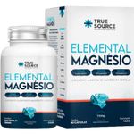 Kit 3x Magnesio Elemental 725MG - 60 CAPS - TRUE SOURCE