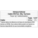 Kit 3x TRUE SOURCE True Creatine 100% Pure (300G) Único