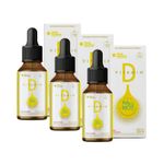 Kit 3x True Source Vitamin D For Baby E Kids (30Ml) Framboesa