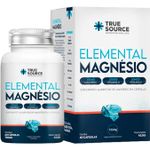 Magnesio Elemental 725MG - 60 CAPS - TRUE SOURCE