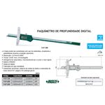 Paquímetro de Profundidade Digital INSIZE 500mm Furos para Base Extensora - 1147-500WL