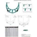 Micrômetro Externo INSIZE com Batente Ajustável 1800 a 2000mm x 0,01mm - 3205-2000