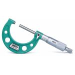 Micrômetro Externo INSIZE com Arco Maior e Fuso Longo 25 a 50mm x 0,01mm - 3209-50
