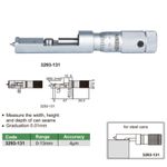 Micrometro INSIZE para Medição de Rebordos de Latas 0 a 13mm para Latas de Aço - 3293-131