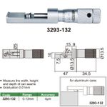 Micrometro INSIZE para Medição de Rebordos de Latas 0 a 13mm para Latas de Alumínio - 3293-132