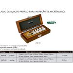 Jogo de Blocos Padrão para Inspeção de Micrômetros INSIZE Aço - 4107-112