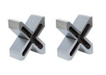 Par de Blocos em V de Ferro Fundido com 4 Canais INSIZE Ø8 a 120mm (150x130x75mm) - 6805-1