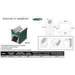 Bloco em V Magnético INSIZE Ø6 a 44mm (70x60x73mm) - 6890-702