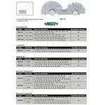 Calibre de Rosca (Pente de Rosca) Combinado Métrica 60° 0,25-6mm e Whitworth 55° 4-62TPI INSIZE com 52 Lâminas - 4820-452