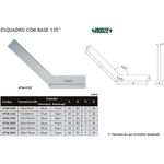 ESQUADRO COM BASE 135° 250x165mm - 4754-3250