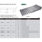 JOGO DE BLOCOS PARALELOS DE AÇO 200mm > com 6 pares - 6533-6