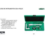 JOGO DE INSTRUMENTOS COM 4 PEÇAS INSIZE - 5041