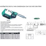 Micrômetro Digital INSIZE com Disco para Engrenagem (Fuso Não Giratório) 25 a 50mm / 1 a 2