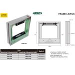 NIVEL DE PRECISÃO QUADRANGULAR 150mmx150mm | Sensibilidade 0.02mm / m (0.001º) - 4902-150