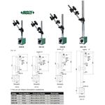 SUPORTE COM BASE MAGNETICA 80 | 100 KGF INSIZE - 6202-100