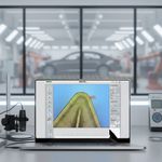 Microscópio Digital de Medição com Software INSIZE Ampliação 10 a 200x Suporte Móvel - ISM-PM200SB