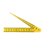 Calibrador de Folga Cônico 0,5 a 15mm e Régua de Plástico 120mm INSIZE - 4628-1A