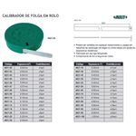 Calibre de Folga em Rolo 0,01mm x 5m INSIZE - 4621-01