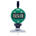 Medidor de Profundidade Digital INSIZE 0 a 300mm x 0,01mm Base 63x17mm - 2141-201A