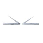 Jogo de Calibre Cônico de Folga e Escala de Aço INSIZE 0,8 a 15mm x 0,1mm - 4829-1