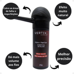 Kit Aplicador + Fibra Capilar Castanho Claro – Resultado Natural e Imediato
