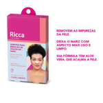 Kit fita Adesiva Ricca para retirada cravos Nariz com 3 unidades 3717