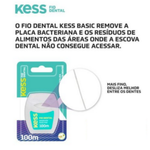 Kit fio dental Kess Basic 3 unidades com 100M 2003