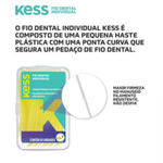 Kit fio dental Kess Individual 3 pts com 50unid cada 2002