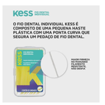 Kit fio dental Kess Individual 3 pts com 50unid cada 2002