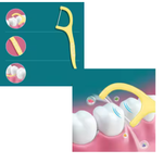Kit fio dental Kess Individual 3 pts com 50unid cada 2002