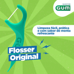 Kit Fio dental Gum FLOSSER ORIGINAL 3 pts com 20 unidades 894
