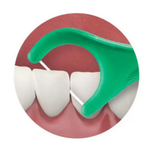 Kit Fio dental Gum FLOSSER ORIGINAL 3 pts com 20 unidades 894