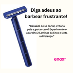 APARELHO DE BARBEAR DESCARTAVEL ENOX 2 LAMINAS (10 UNID) 1762