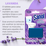 BLOCO PARA CAIXA ACOPLADA LAVANDA 01 UNIDADE  35G SANOL 2577