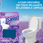 BLOCO PARA CAIXA ACOPLADA LAVANDA 01 UNIDADE  35G SANOL 2577