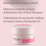 CREME FACIAL ROSA MOSQ. NIACINAM. HIDRAMAIS 100G