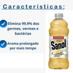 DESINFETANTE CHA BRANCO 2L SANOL 2040