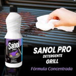 DETERGENTE GRILL SANOL PRO 1L 9071
