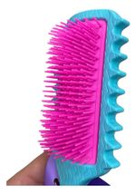 Escova Flex De Fitagem Ricca Curls Cachos Mais Definidos Cor Azul E Rosa 2445
