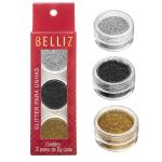 GLITTER BELLIZ PARA DECORACAO DE UNHAS CLASSIC 1828