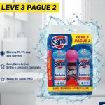 KIT SANOL BANHEIRO COM CLORO ATIVO 02UN E MULTILIMPADOR POWER CLEAN 01UN 9109